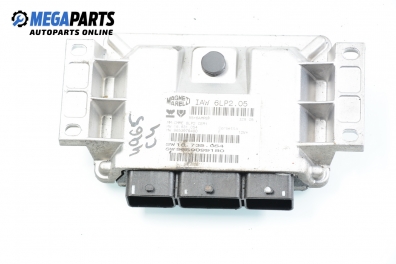 ECU for Citroen C4 1.4 16V, 88 hp, coupe, 2008 № IAW 6LP2.05