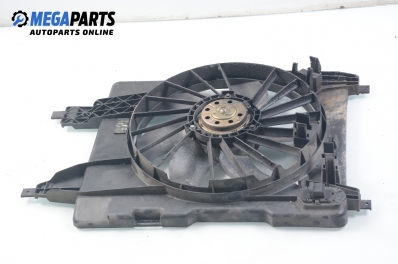 Radiator fan for Renault Megane II 1.9 dCi, 120 hp, hatchback, 5 doors, 2003