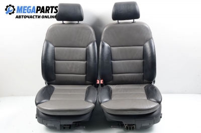 Leather seats with electric adjustment for Audi A6 Allroad 2.5 TDI Quattro, 180 hp automatic, 2000