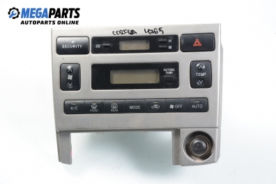 Air conditioning panel for Toyota Corolla Verso 2.0 D-4D, 90 hp, 2002