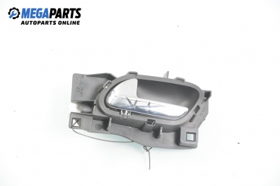 Inner handle for Peugeot 407 2.0 HDi, 136 hp, sedan, 2006, position: rear - left