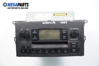 CD player for Toyota Corolla Verso 2.0 D-4D, 90 hp, 2002 № 86120-13060-B0