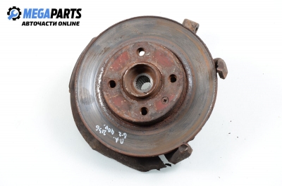 Knuckle hub for Volkswagen Golf II 1.6, 75 hp, 5 doors, 1990, position: front - left