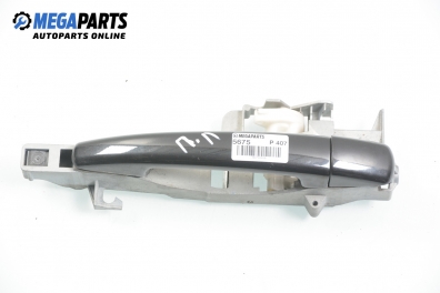 Mâner exterior for Peugeot 407 2.0 HDi, 136 hp, sedan, 2006, position: stânga - fața