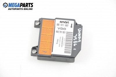 Steuermodul airbag for Smart Fortwo Cabrio 450 (01.2004 - 01.2007), № 000 1211 V007