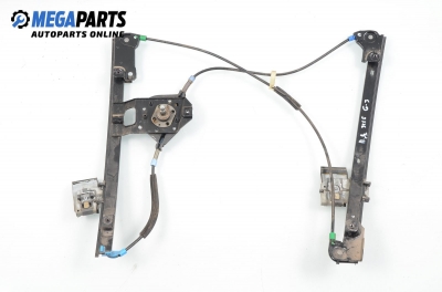 Macara geam cu acționare manuală pentru Volkswagen Golf III 1.9 TD, 75 cp, 5 uși, 1993, poziție: dreaptă - fața