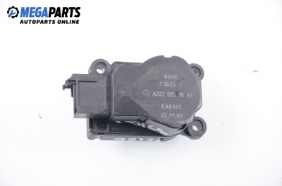 Heater motor flap control for Mercedes-Benz C-Class 203 (W/S/CL) 2.0, 129 hp, sedan automatic, 2001
