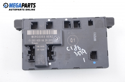 Door module for Mercedes-Benz C-Class 203 (W/S/CL) 2.0, 129 hp, sedan automatic, 2001, position: right № 203 820 56 26