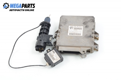 ECU cu cheie de contact pentru Fiat Marea 1.6 16V, 103 cp, sedan, 1998 № IAW 1AF.1G