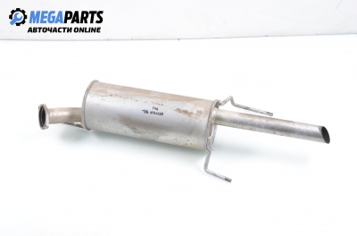 Muffler for Opel Vectra B 1.6 16V, 101 hp, sedan, 1998, position: rear