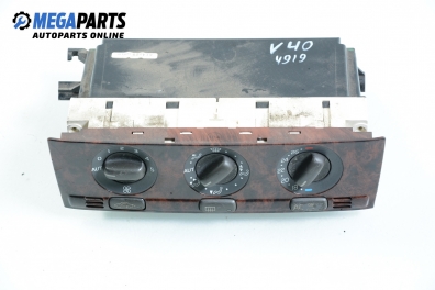 Air conditioning panel for Volvo S40/V40 2.0 T, 160 hp, station wagon, 1998 № 614029