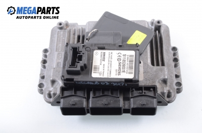 ECU incl. card and reader for Renault Megane 1.9 dCi, 120 hp, station wagon, 2003 № Bosch 0 281 011 276