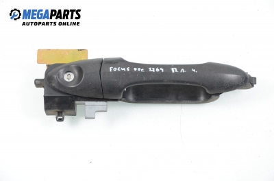 Outer handle for Ford Focus 1.8 16V, 115 hp, hatchback, 5 doors, 2000, position: front - left