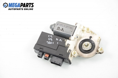 Motor macara geam for Citroen C5 2.0 HDi, 109 hp, combi, 2003, position: stânga - fața