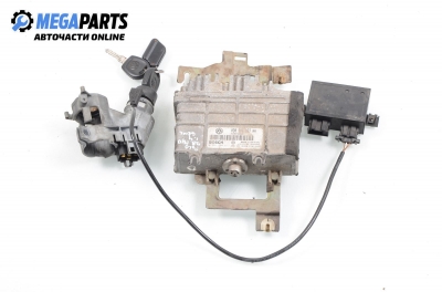 ECU mit zündschlüssel und wegfahrsperre für Volkswagen Polo (6N/6N2) 1.4, 60 hp, hecktür, 3 türen, 1998