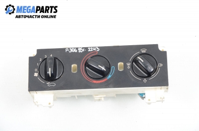 Panel heating for Peugeot 306 1.4, 75 hp, hatchback, 5 doors, 1995