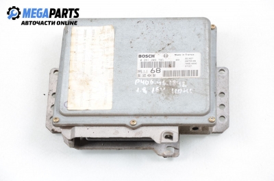 ECU für Peugeot 406 1.8 16V, 110 hp, sedan, 1996 № Bosch 0 261 203 795