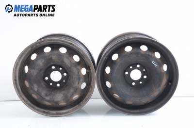 Steel wheels for Fiat Stilo (2001-2007) 15 inches, width 6.5 (The price is for the set)