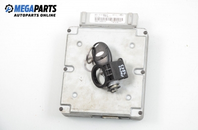 ECU incl. ignition key for Ford Focus 1.6 16V, 100 hp, hatchback, 5 doors, 1999 № 98AB-12A650-CXC