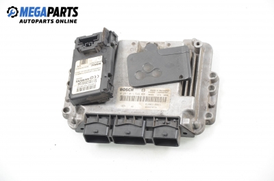 ECU cu cititor și card pentru Renault Scenic II 1.9 dCi, 120 cp, 2004 № Bosch 0 281 011 549
