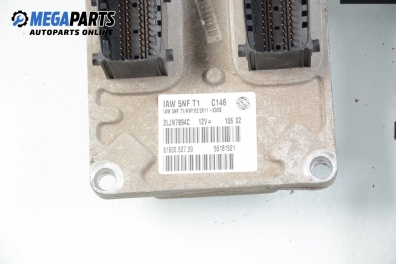 ECU cu cheie de contact pentru Fiat Stilo 1.6 16V, 103 cp, hatchback, 5 uși, 2002 № IAW 5NF.T1