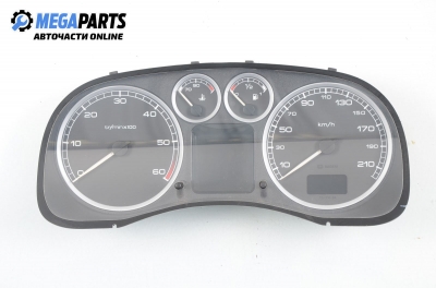 Instrument cluster for Peugeot 307 2.0 HDI, 90 hp, hatchback, 5 doors, 2001