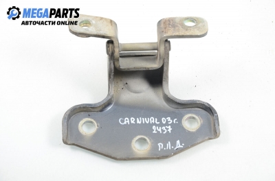 Door hinge for Kia Carnival 2.9 TCI, 144 hp, 2003, position: front - left