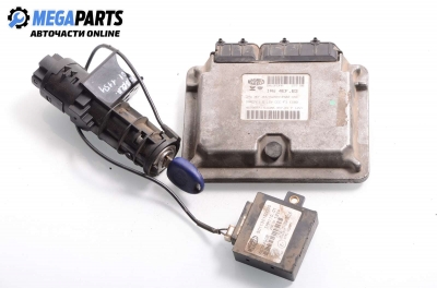 ECU incl. ignition key and immobilizer for Fiat Marea 1.6 16V, 103 hp, station wagon, 2001
