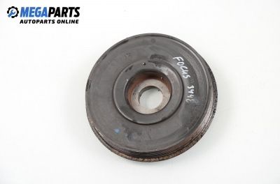 Damper pulley for Ford Focus II 1.6 TDCi, 90 hp, station wagon, 2007