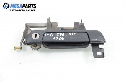 Outer handle for BMW 3 (E36) 1.8, 113 hp, sedan, 5 doors automatic, 1991, position: front - right