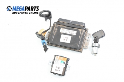 ECU incl. ignition key and immobilizer for Volvo S40/V40 1.8, 122 hp, sedan, 2000 № Siemens S118245002 E