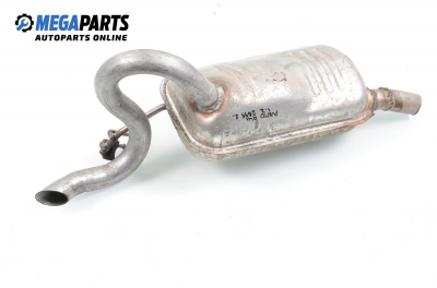 Muffler for Fiat Punto 1.2, 73 hp, hatchback, 1994