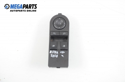 Window and mirror adjustment switch for Opel Astra H 1.4, 90 hp, hatchback, 5 doors, 2005