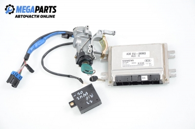 ECU incl. ignition key and immobilizer for Kia Rio 1.3, 75 hp, hatchback, 2002, position: right № Siemens 5 WY1309E