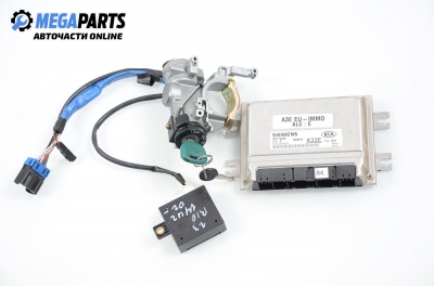 ECU mit zündschlüssel und wegfahrsperre for Kia Rio 1.3, 75 hp, hecktür, 2002, position: rechts № Siemens 5 WY1309E