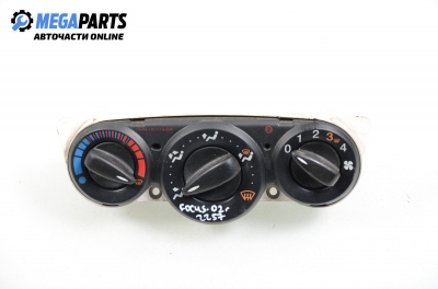 Air conditioning panel for Ford Focus 1.6 16V, 100 hp, hatchback, 5 doors, 2002