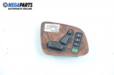 Seat adjustment switch for Mercedes-Benz CLK-Class 208 (C/A) 2.0 Kompressor, 192 hp, coupe automatic, 1999, position: right
