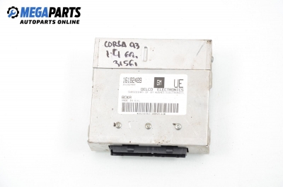 ECU for Opel Corsa B 1.4, 60 hp, 3 doors, 1993 № GM 16182489