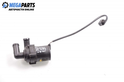 Water pump heater coolant motor for Volkswagen Touran 1.9 TDI, 105 hp automatic, 2007