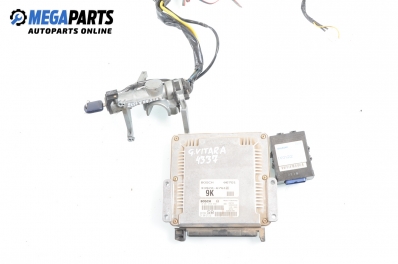 ECU incl. ignition key and immobilizer for Suzuki Grand Vitara 2.0 4x4 HDI, 109 hp, 5 doors automatic, 2001 № Bosch 33920-67G10