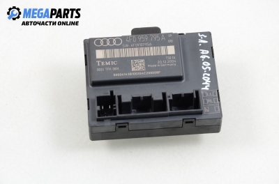 Door module for Audi A6 (C6) 2.7 TDI, 180 hp, sedan, 2005, position: rear - left № 4F0 959 795 A