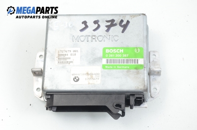 ECU for BMW 3 (E30) 1.8, 115 hp, station wagon, 1990 № Bosch 0 261 200 387