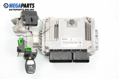 ECU incl. ignition key and immobilizer for Honda Accord VII 2.2 i-CTDi, 140 hp, station wagon, 2005 № Bosch 0 281 011 548