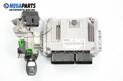 ECU cu cheie de contact și imobilizator pentru Honda Accord VII 2.2 i-CTDi, 140 cp, combi, 2005 № Bosch 0 281 011 548