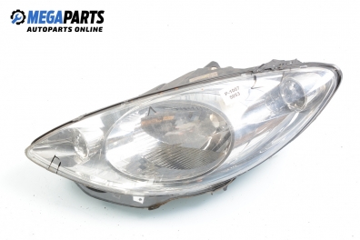 Headlight for Peugeot 1007 1.4 HDi, 68 hp, 2010, position: left