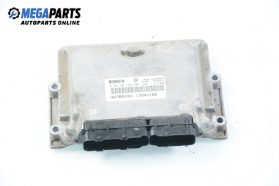 ECU for Fiat Punto 1.9 JTD, 80 hp, hatchback, 3 doors, 2000 № Bosch 0 281 001 955