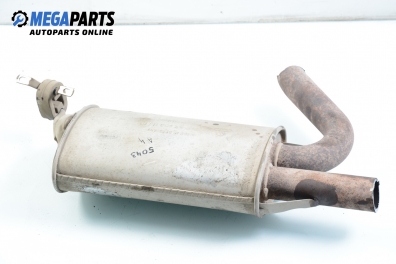 Muffler for Audi A4 (B5) 1.8, 125 hp, sedan, 1996