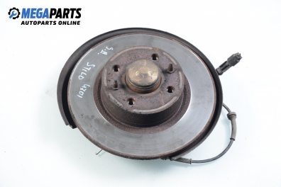 Knuckle hub for Fiat Stilo 1.6 16V, 103 hp, hatchback, 5 doors, 2002, position: rear - left