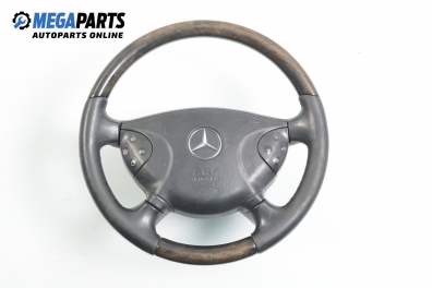 Multi functional steering wheel for Mercedes-Benz E-Class 211 (W/S) 2.2 CDI, 150 hp, sedan automatic, 2004