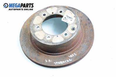 Brake disc for Hyundai Terracan 2.9 CRDi 4WD, 150 hp, 2004, position: rear